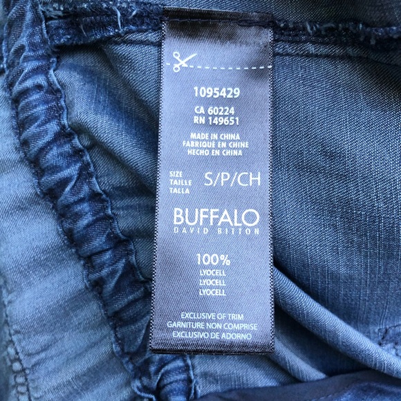 BUFFALO David Button Chambray Vest - Picture 9 of 11